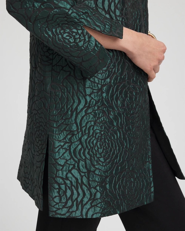 Travelers Rose Jacquard Topper - image 4